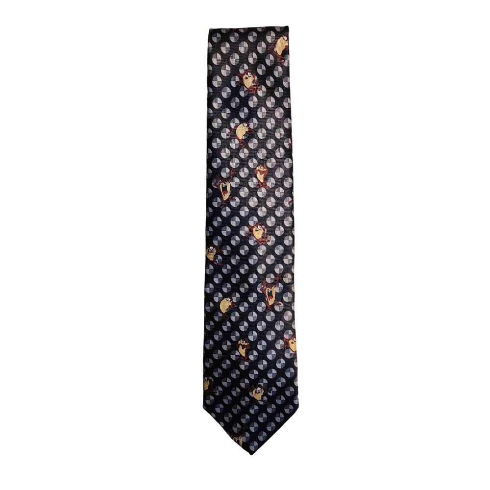 Vintage Looney Tunes Tie Taz Black